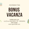 Bonus Vacanza Messina