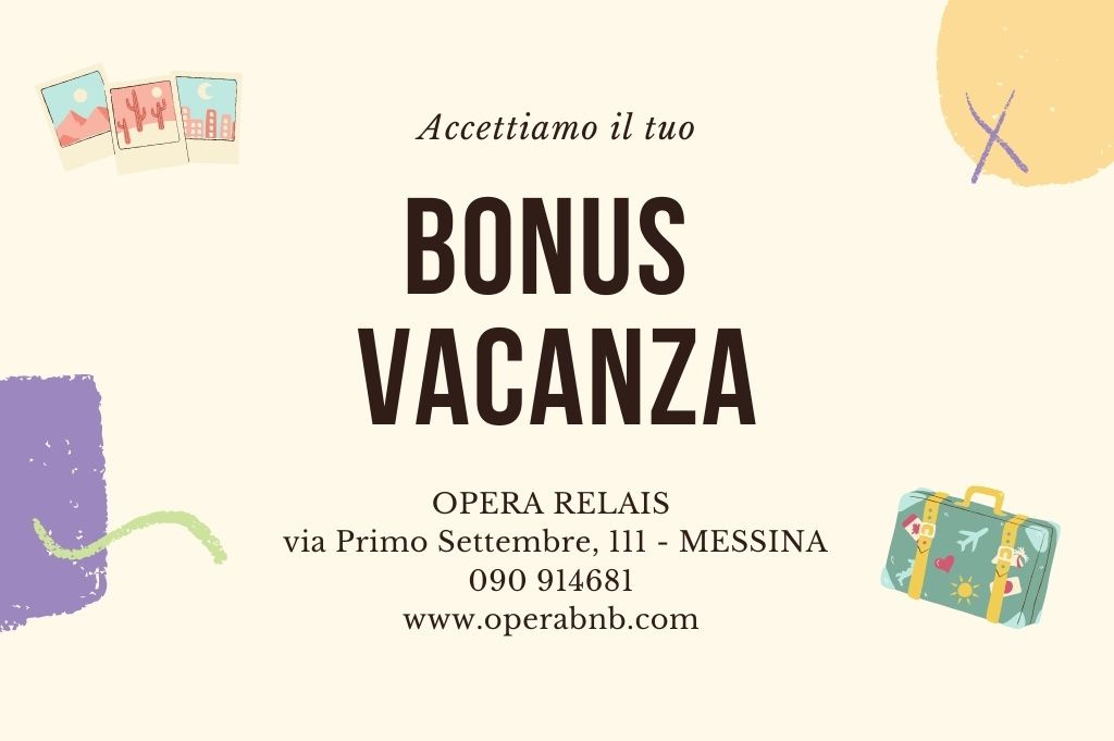 BONUS VACANZA MESSINA